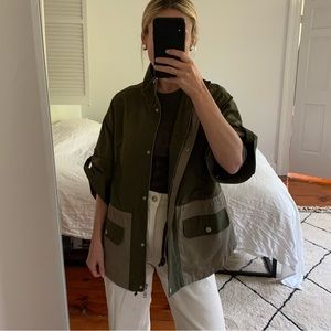 Armani Exchange Army Green/Beige Jacket Sz XS